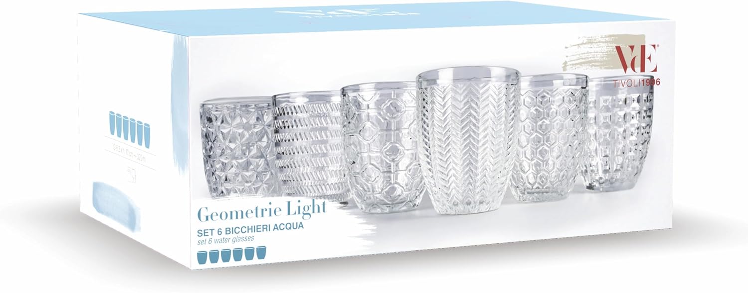 Villa D'este Home Tivoli 1996 Set 6 Bicchieri Acqua 320 ml - immagine 2