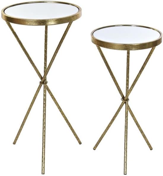 DKD Home Decor Set di 2 tavolini, standard
