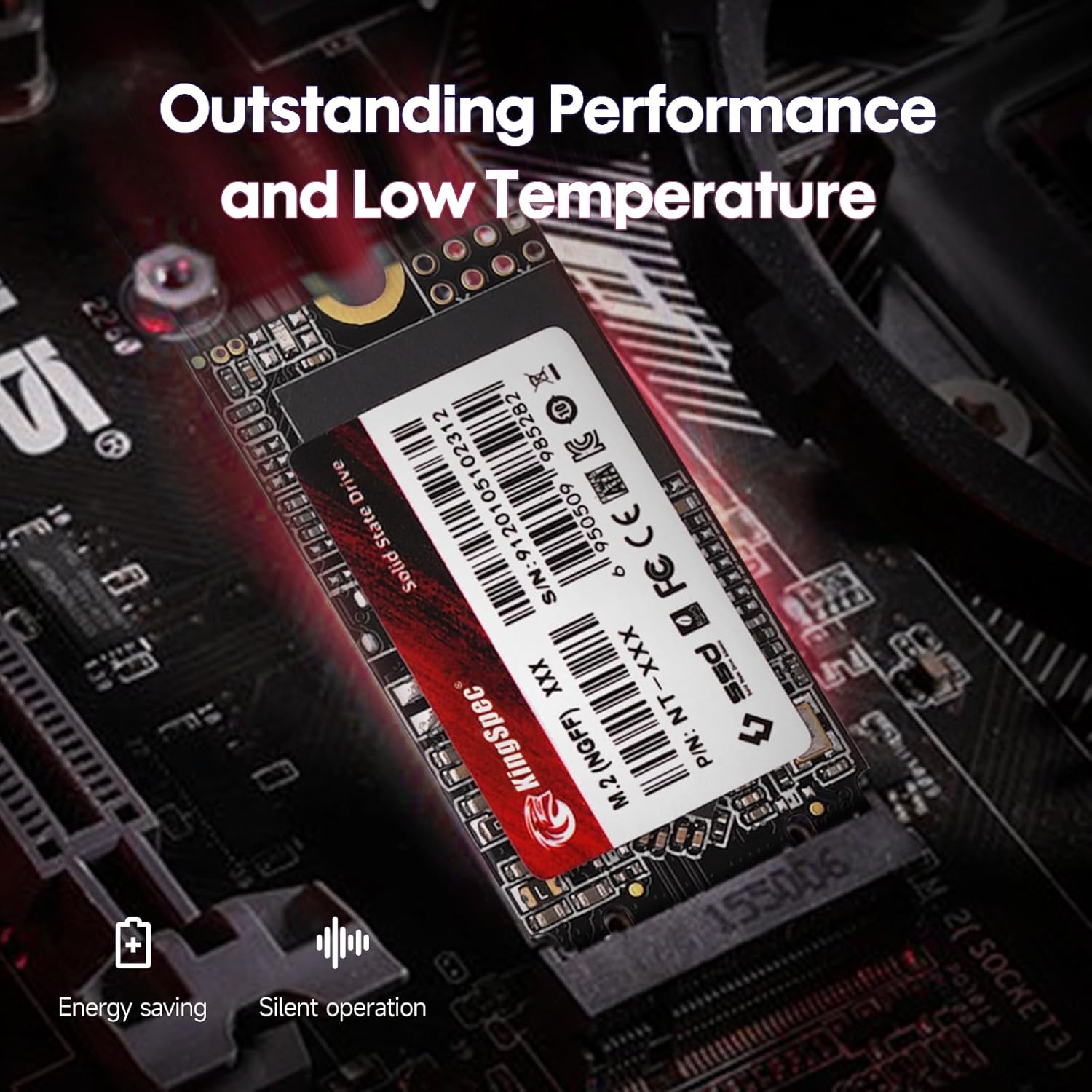 Kingspec 2TB SSD M.2 SATA III 6 Gbps - immagine 2