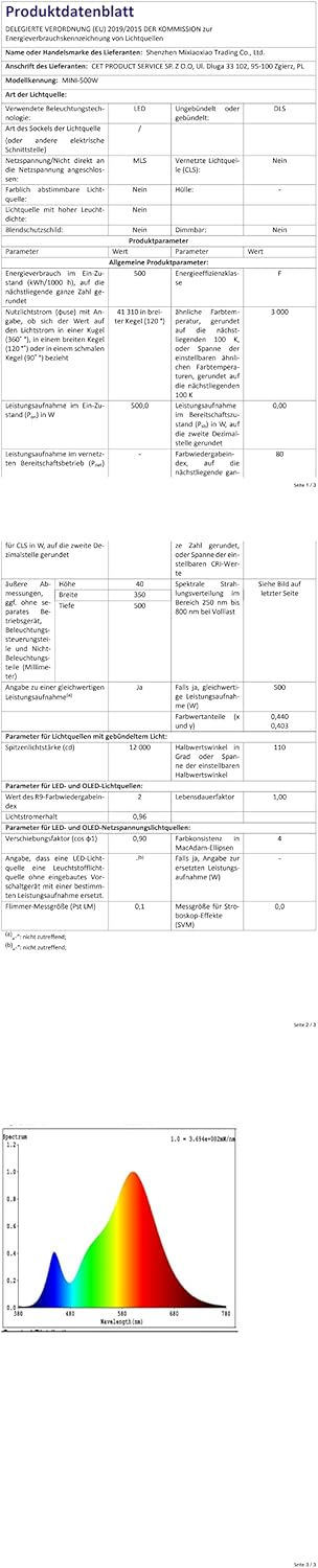 Blivrig Faretto LED da Esterno 500W Bianco Freddo - immagine 8
