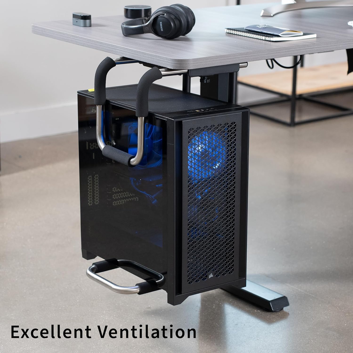 VIVO Supporto a Torre per CPU Computer XL, Regolabile - immagine 7