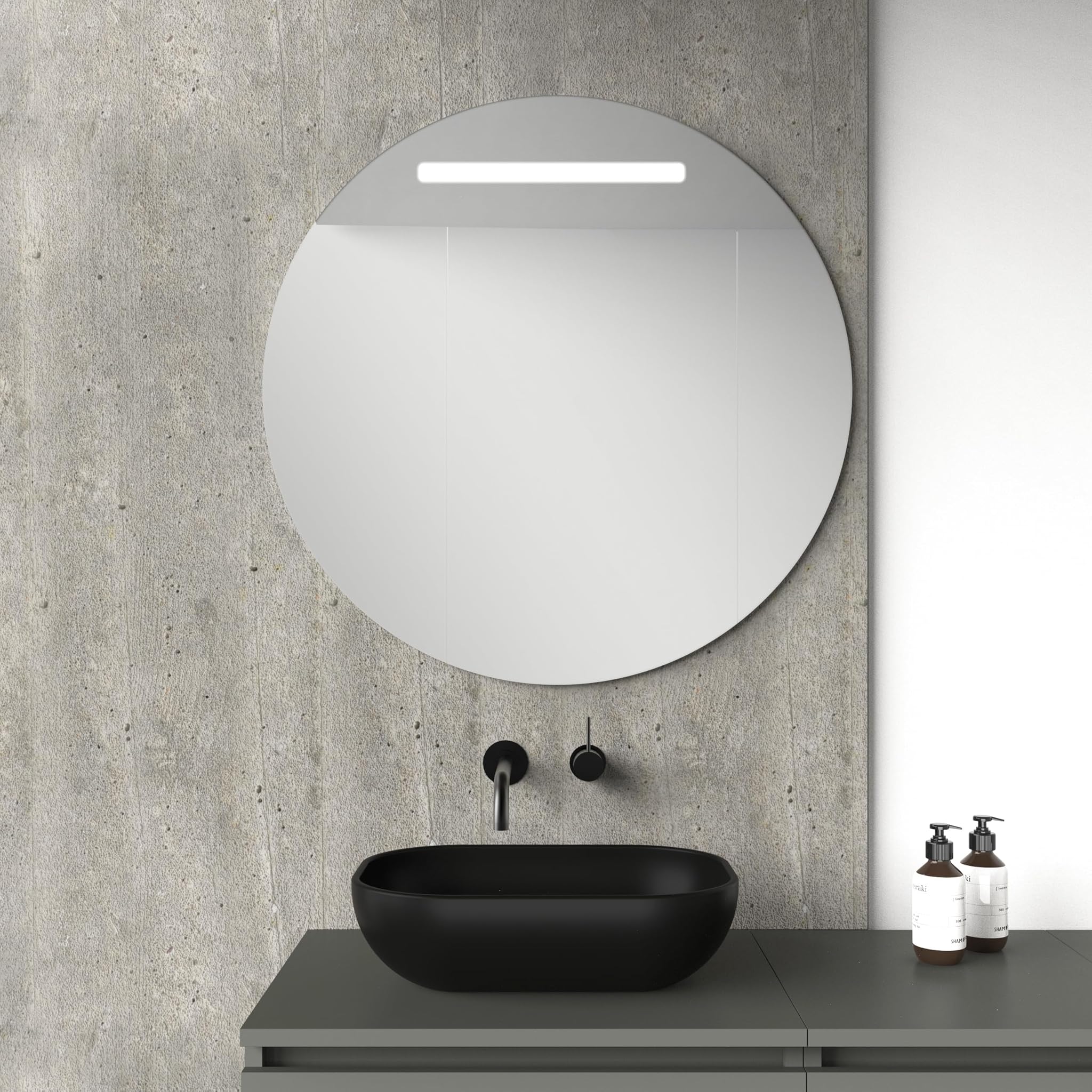 Baikal Specchio per Casa con Illuminazione a LED