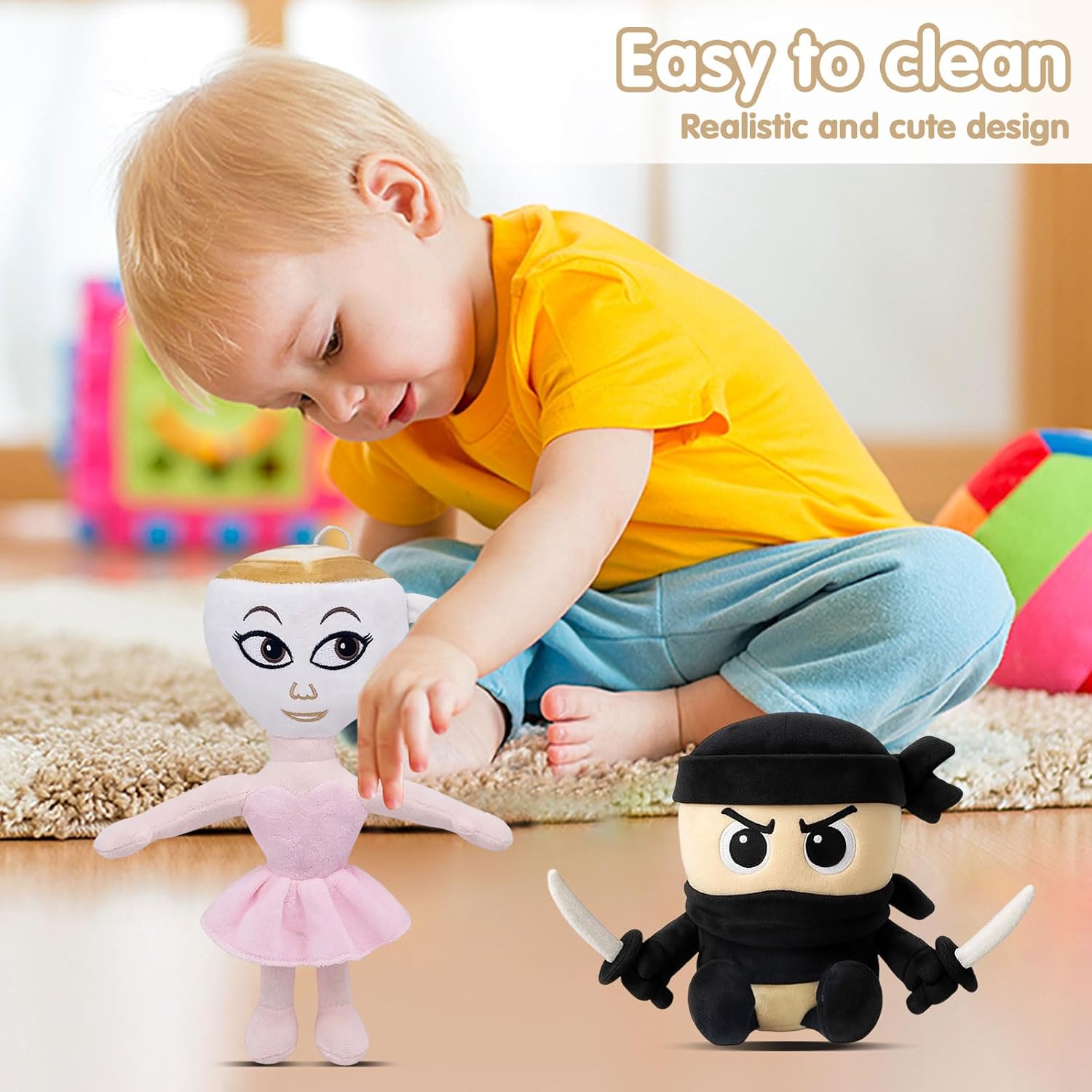 Ajuanbazha Tralalero Peluche Italian Brainrot - Squalo - immagine 3