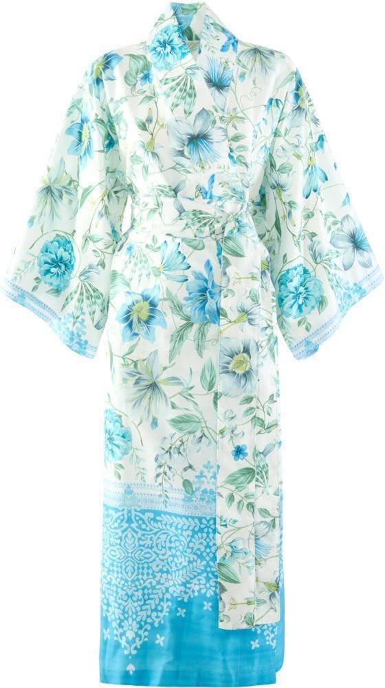 Bassetti Casablanca Kimono Raso Cotone Celeste C1, S-M