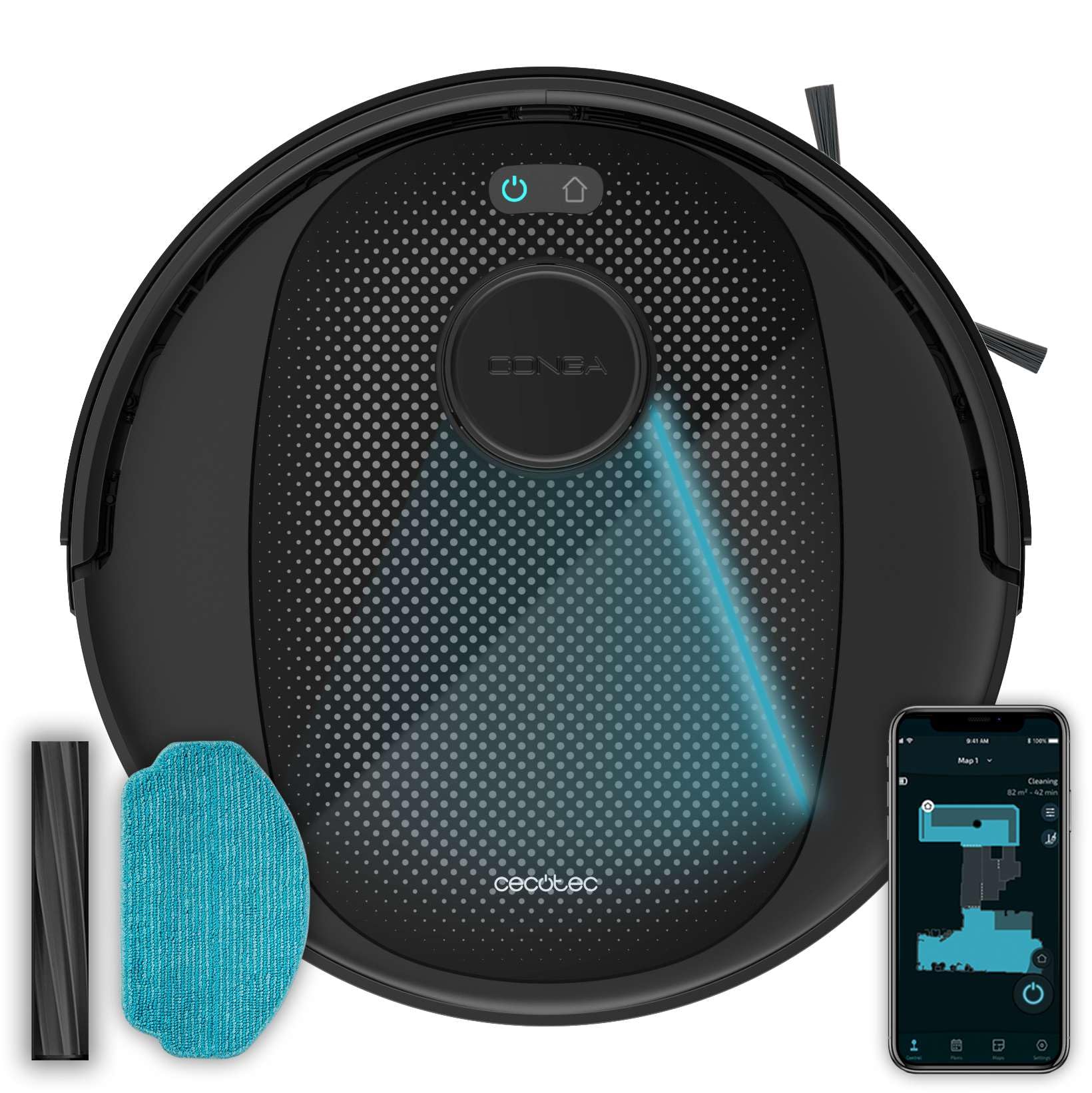 Spazzola in silicone + mocio