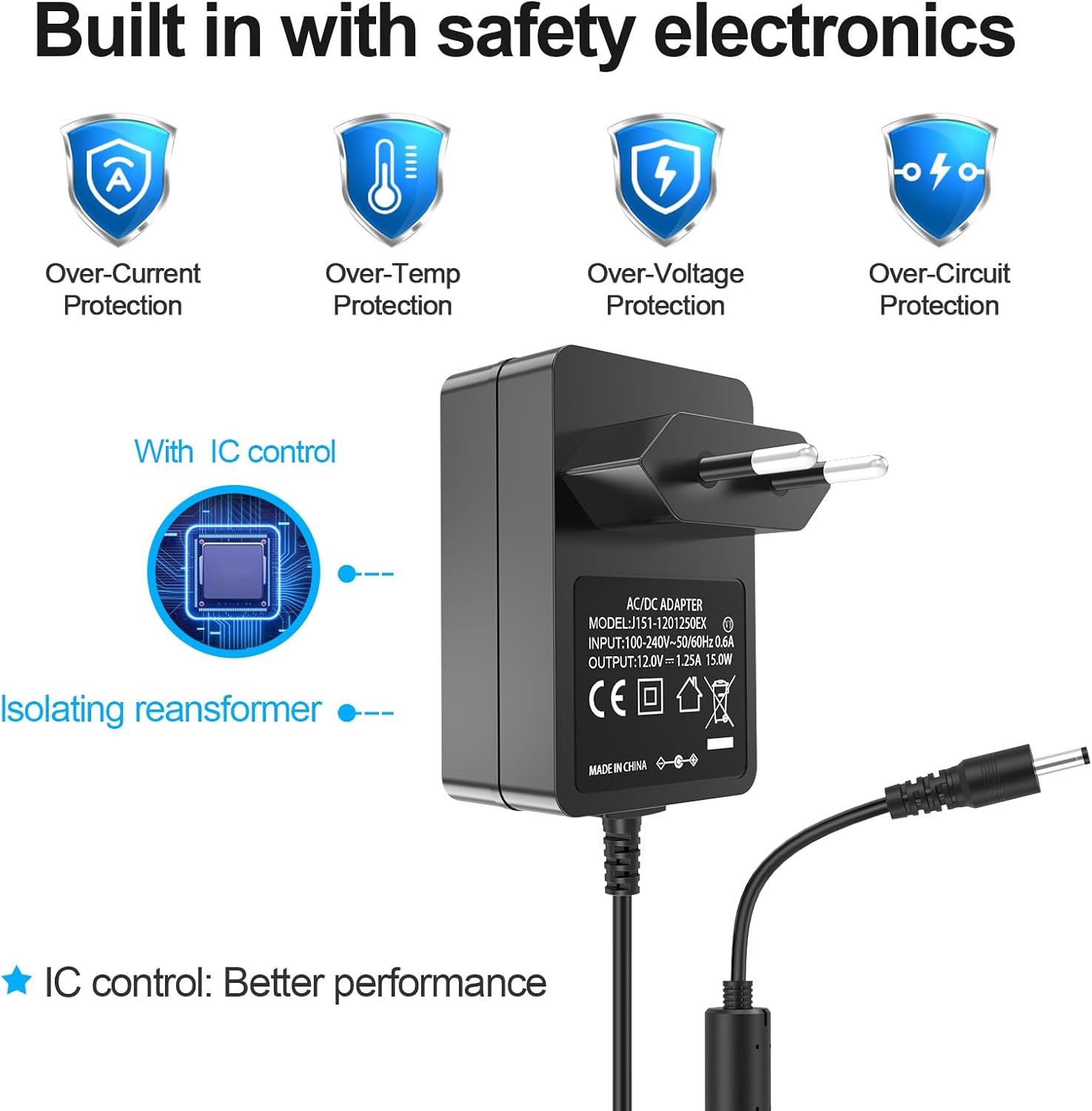 Tkdy Alimentatore 15W per Alexa Echo Pop e Dot - immagine 8