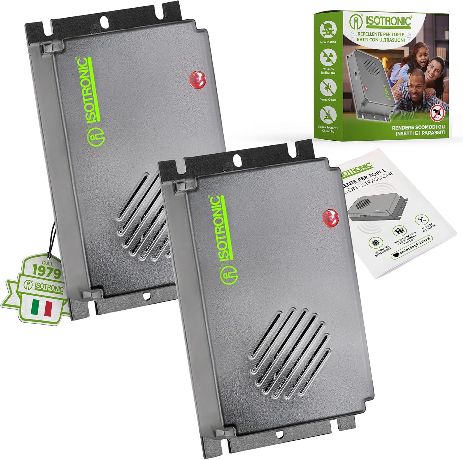 ISOTRONIC Deterrente per topi (Set 2)