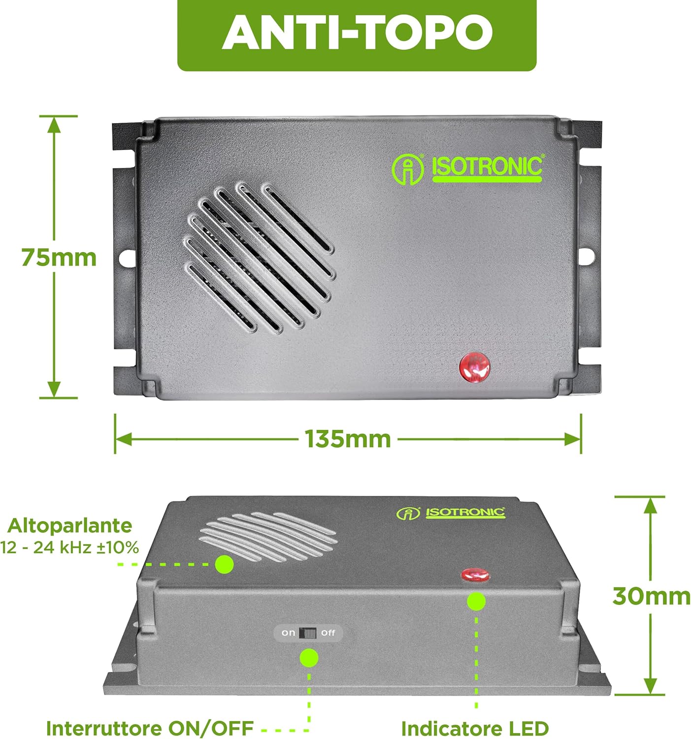 ISOTRONIC Deterrente per topi (Set 2) - immagine 2