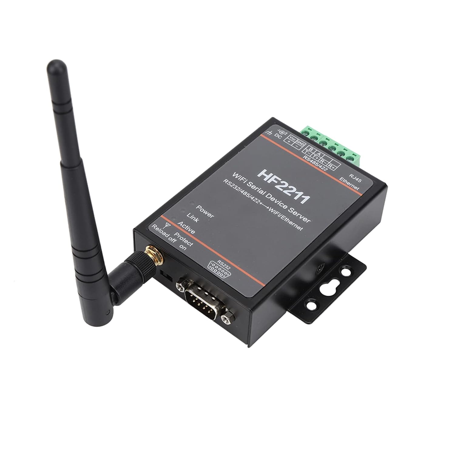 HF2211 - Serial Device Server RS232/485/422 a WIFI/Ethernet - immagine 2