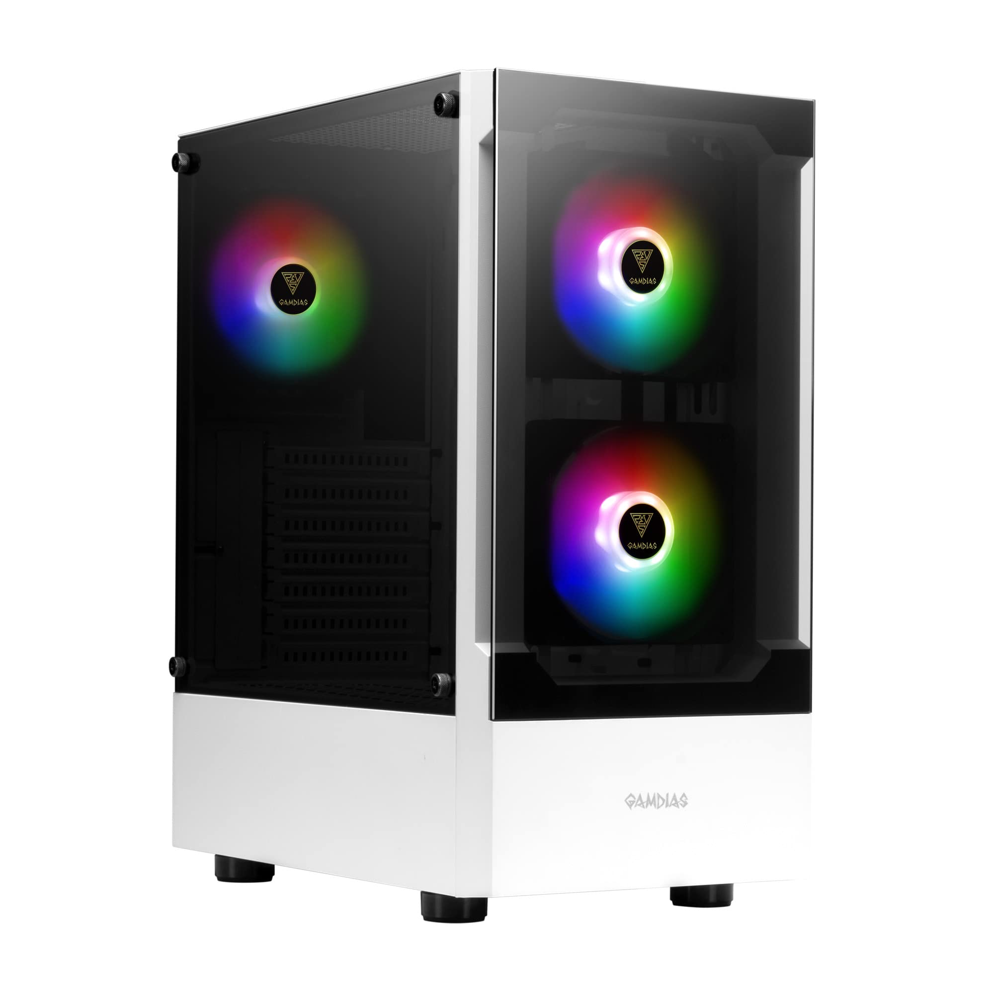 Gamdias TALOS E3 WH - Case Gaming ATX Mid-Tower, Bianco