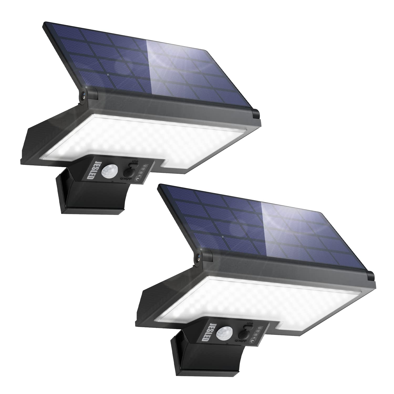Jesled Luce Solare LED Esterno 108LED con Sensore