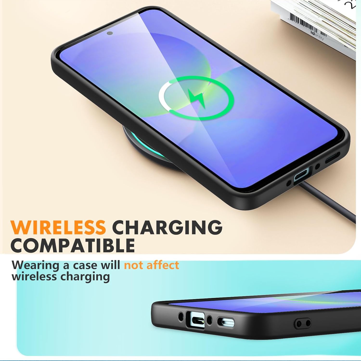 Vansdon Cover per Samsung Galaxy A36 5G, Nero - immagine 6