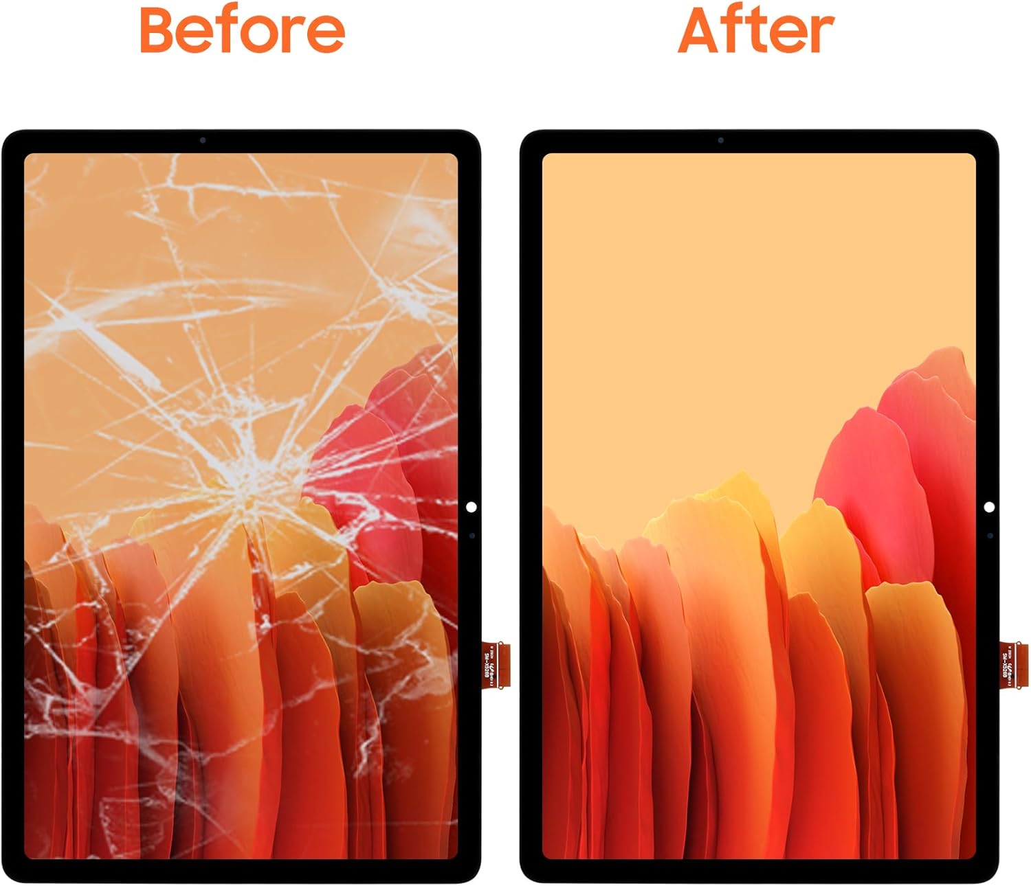 Display LCD per Samsung Tab S10 FE 11", Nero - immagine 5