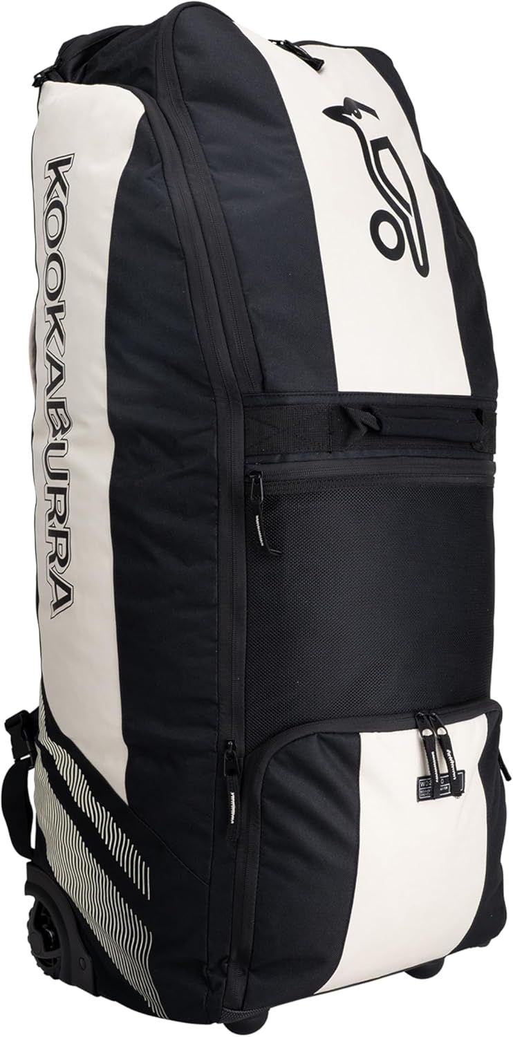 Kookaburra WD2000 Wheelie Duffle Cricket Bag - Nero/Osso - immagine 1