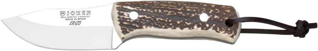 Joker Coltello Bushcraft con Pugno di Cervo e Lama 7,5cm - immagine 1