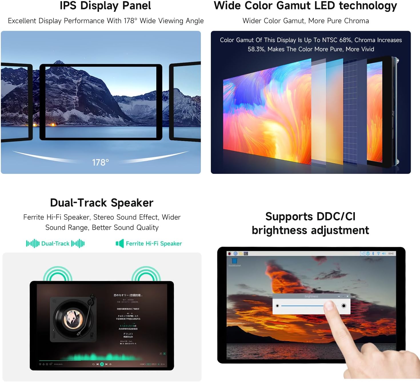 Waveshare Display Touch Capacitivo 7" IPS 1280x800 - immagine 7
