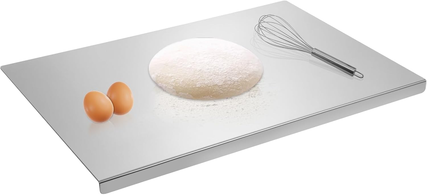 Sibosen Taglieri in Acciaio Inox Extra Large 60x40 cm