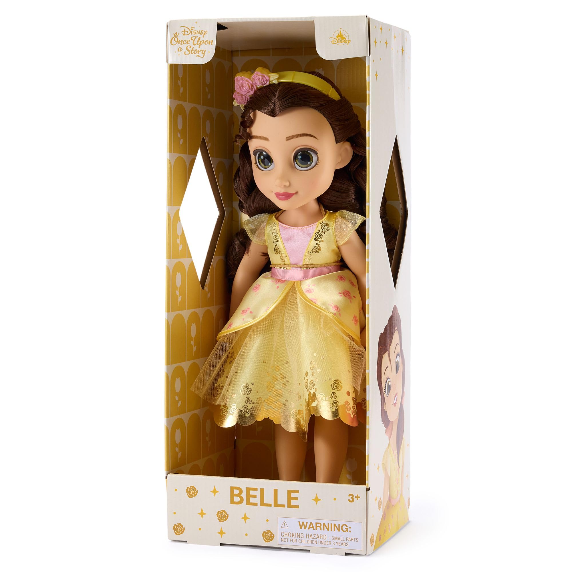 Disney Store Official Bambola Belle con Spazzola 40,5 cm