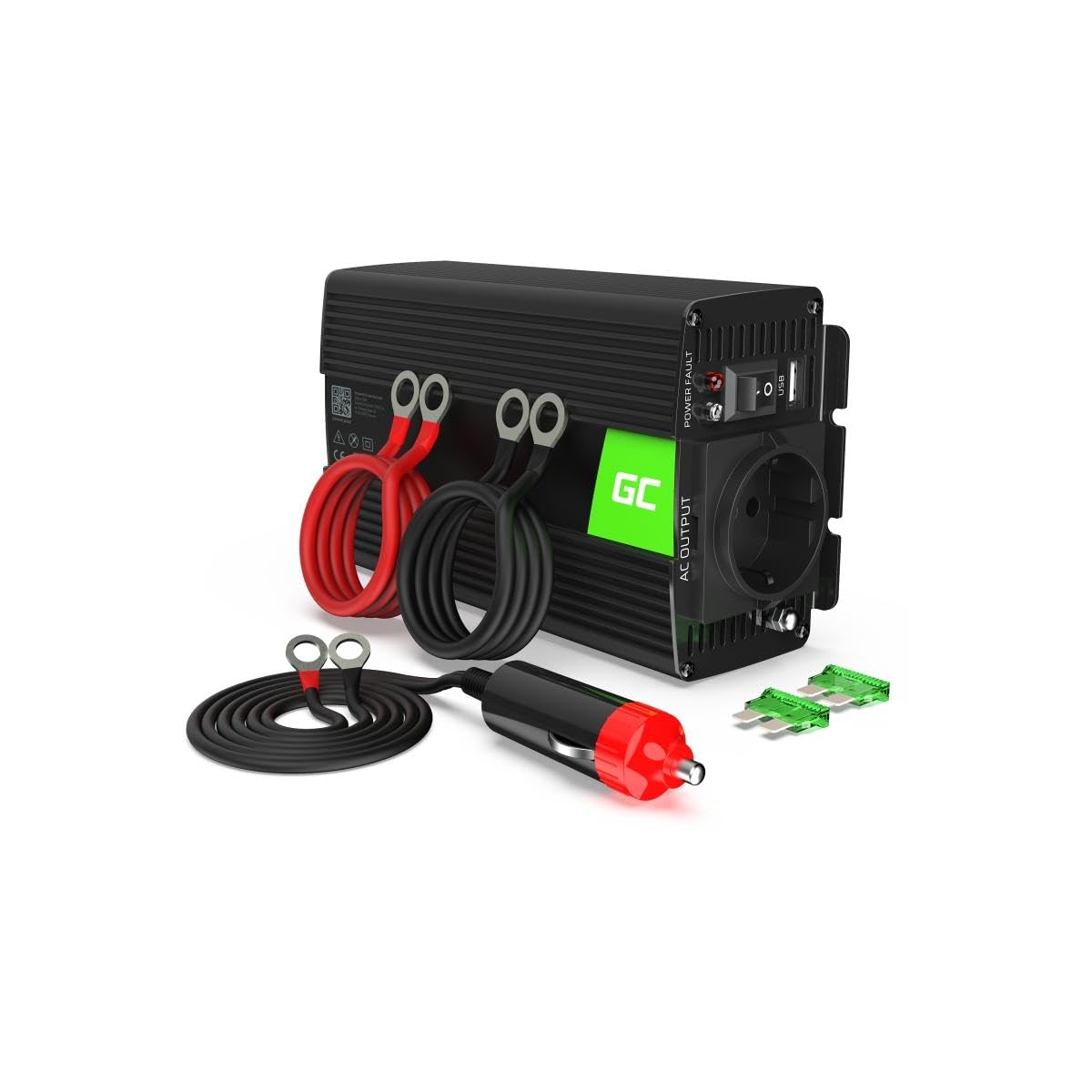 Green Cell® Inverter Onda Pura 500W/1000W 12V 220V/230V