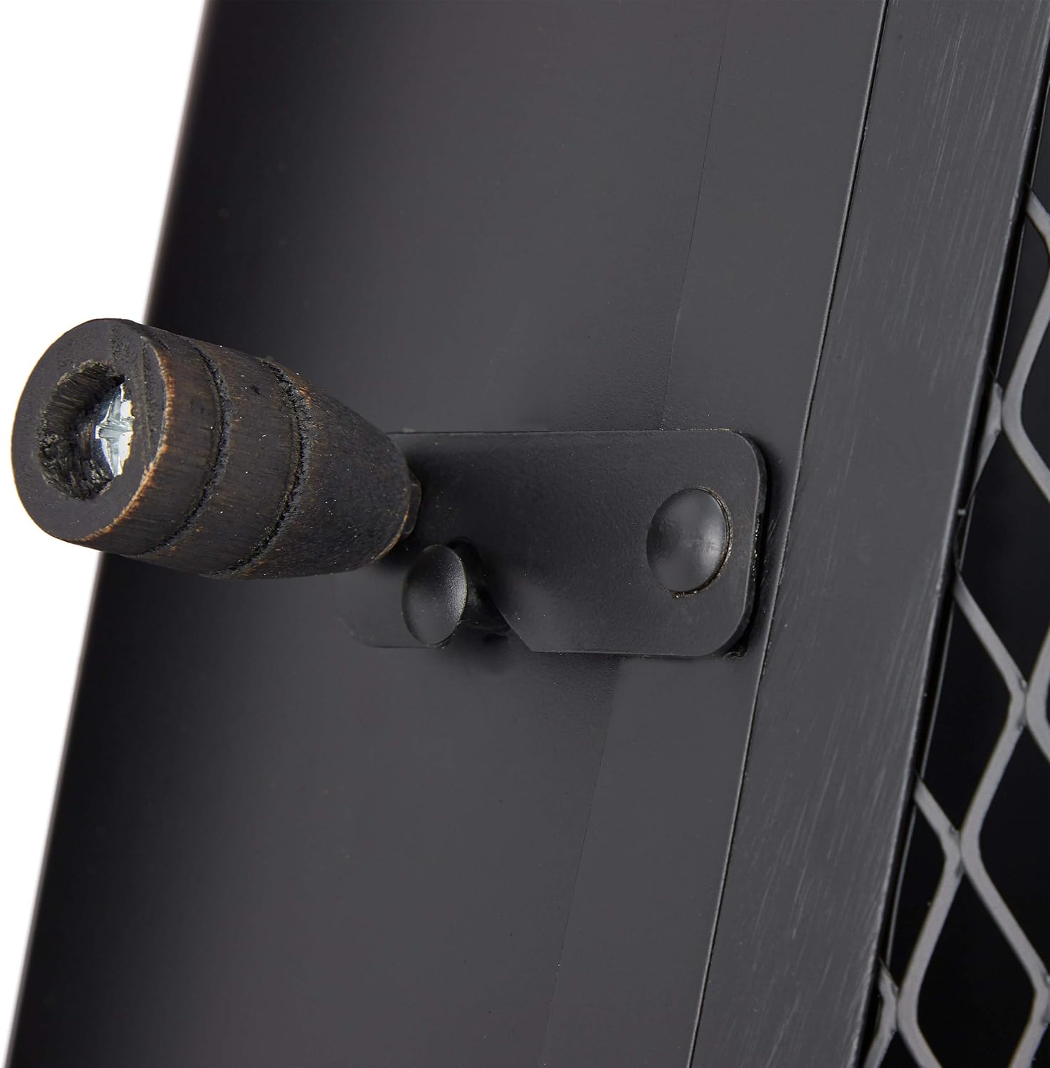 Relaxdays Stufa da Esterno con Parascintille, Nera - immagine 8