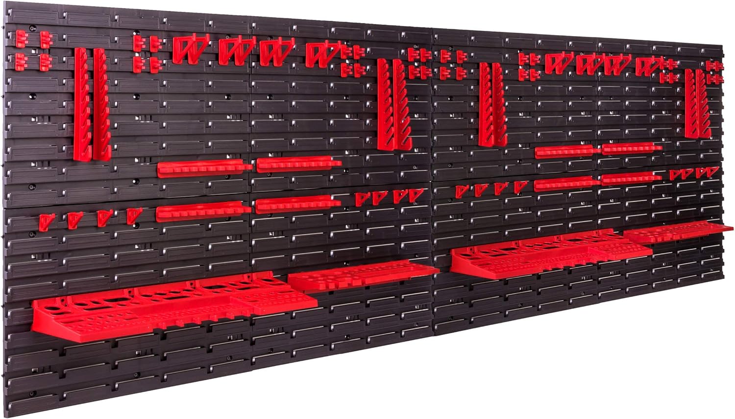 Scaffalatura da Parete 230x78cm per Attrezzi e Magazzino - immagine 2