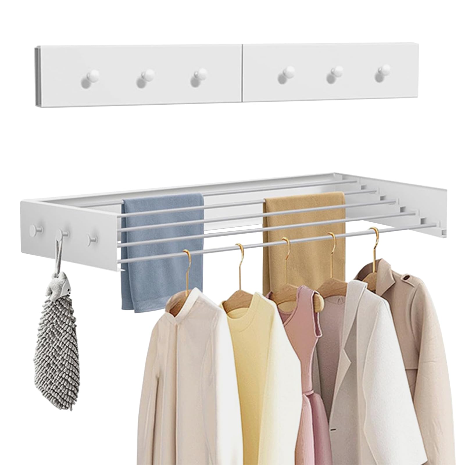 Stendibiancheria da Parete Allungabile 80cm