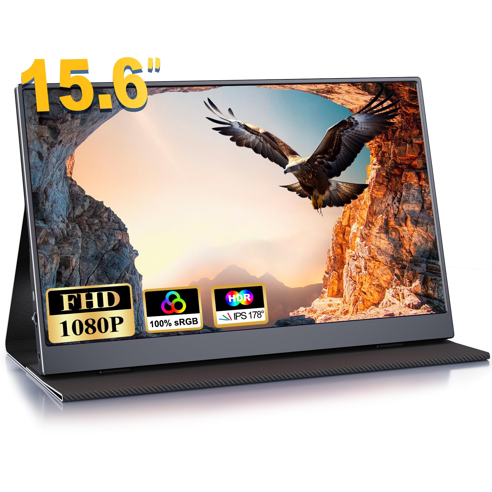 Coolhood Monitor Portatile 15,6 Pollici FHD IPS