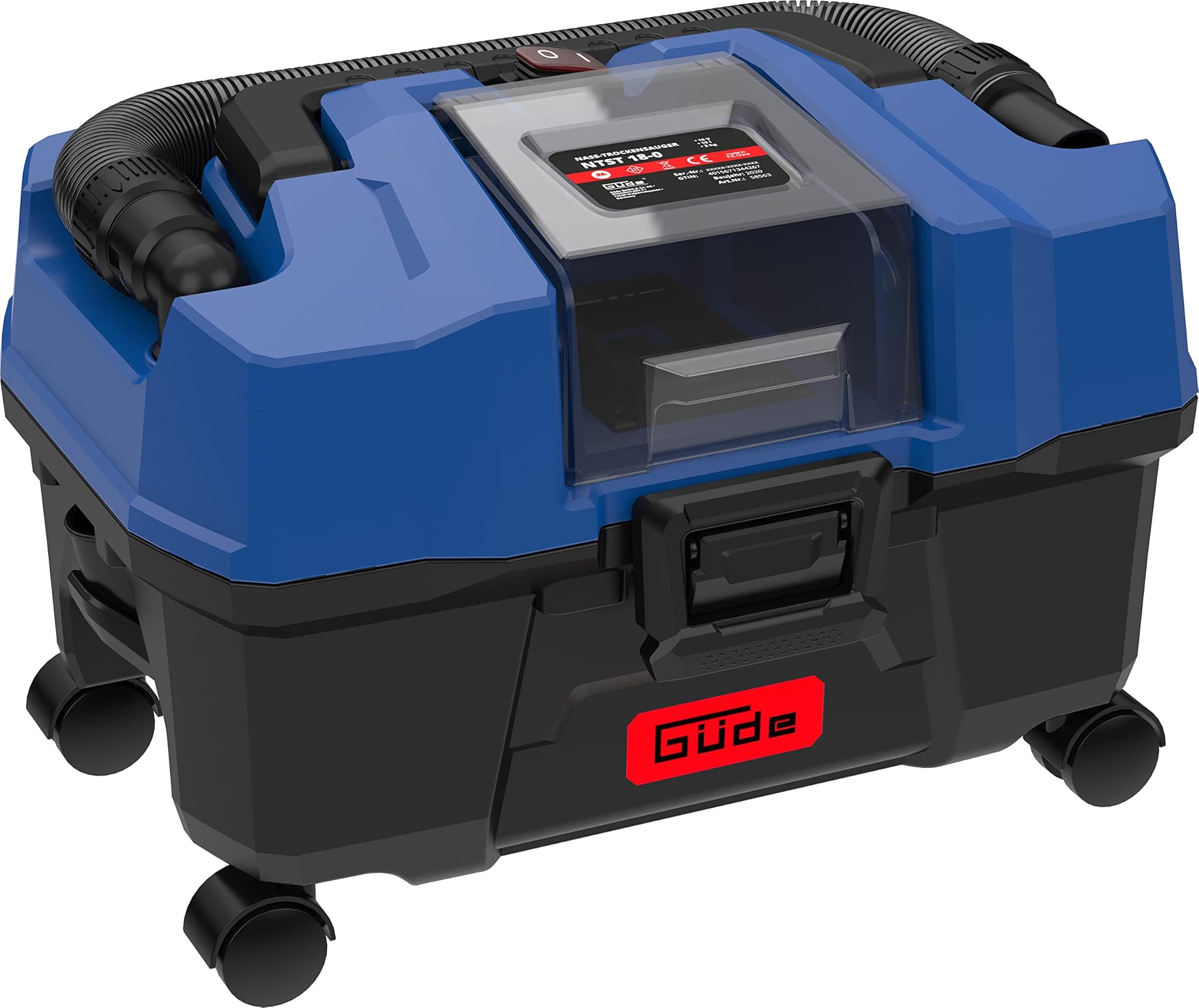 Güde NTST 18-0 58563, Aspiratore a Secco, Blu/Nero