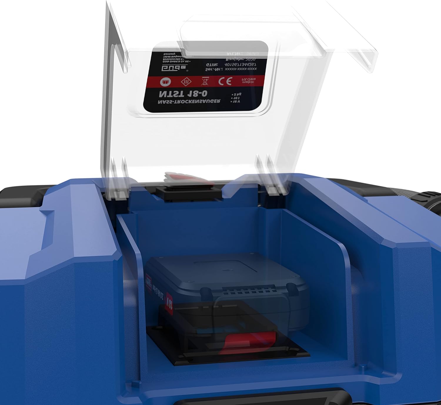 Güde NTST 18-0 58563, Aspiratore a Secco, Blu/Nero - immagine 4