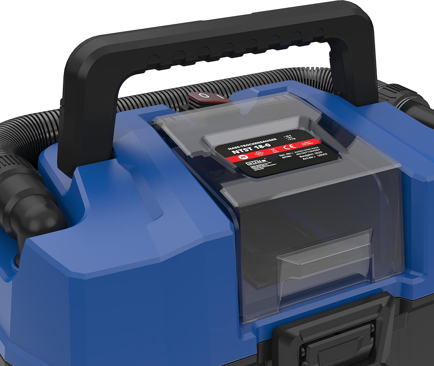 Güde NTST 18-0 58563, Aspiratore a Secco, Blu/Nero - immagine 5