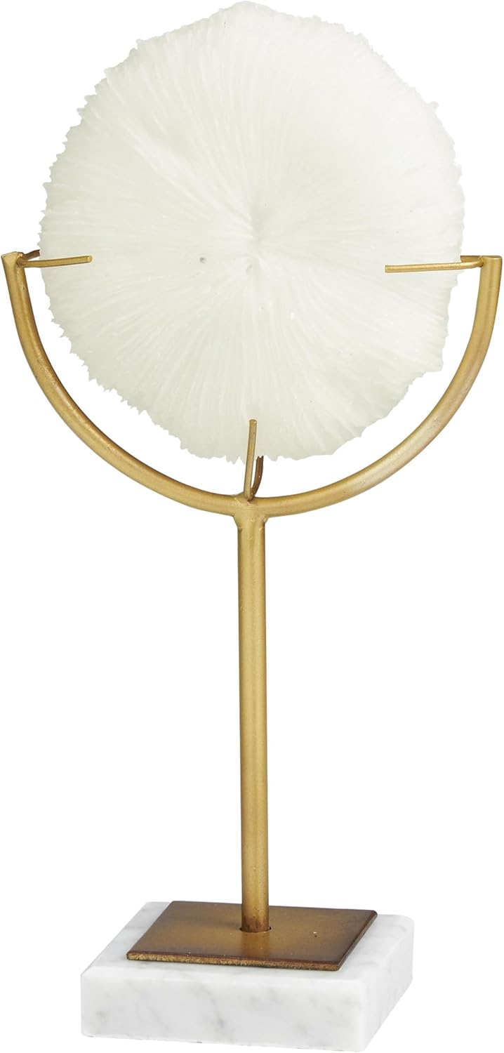 The Novogratz Polystone - Scultura Fatta a Mano, Crema