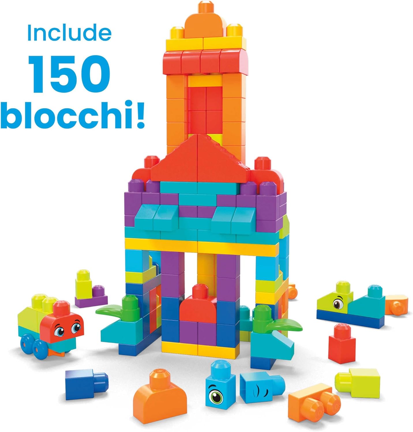 Mega Bloks Sacca Eco Grande 150 Pezzi - immagine 2