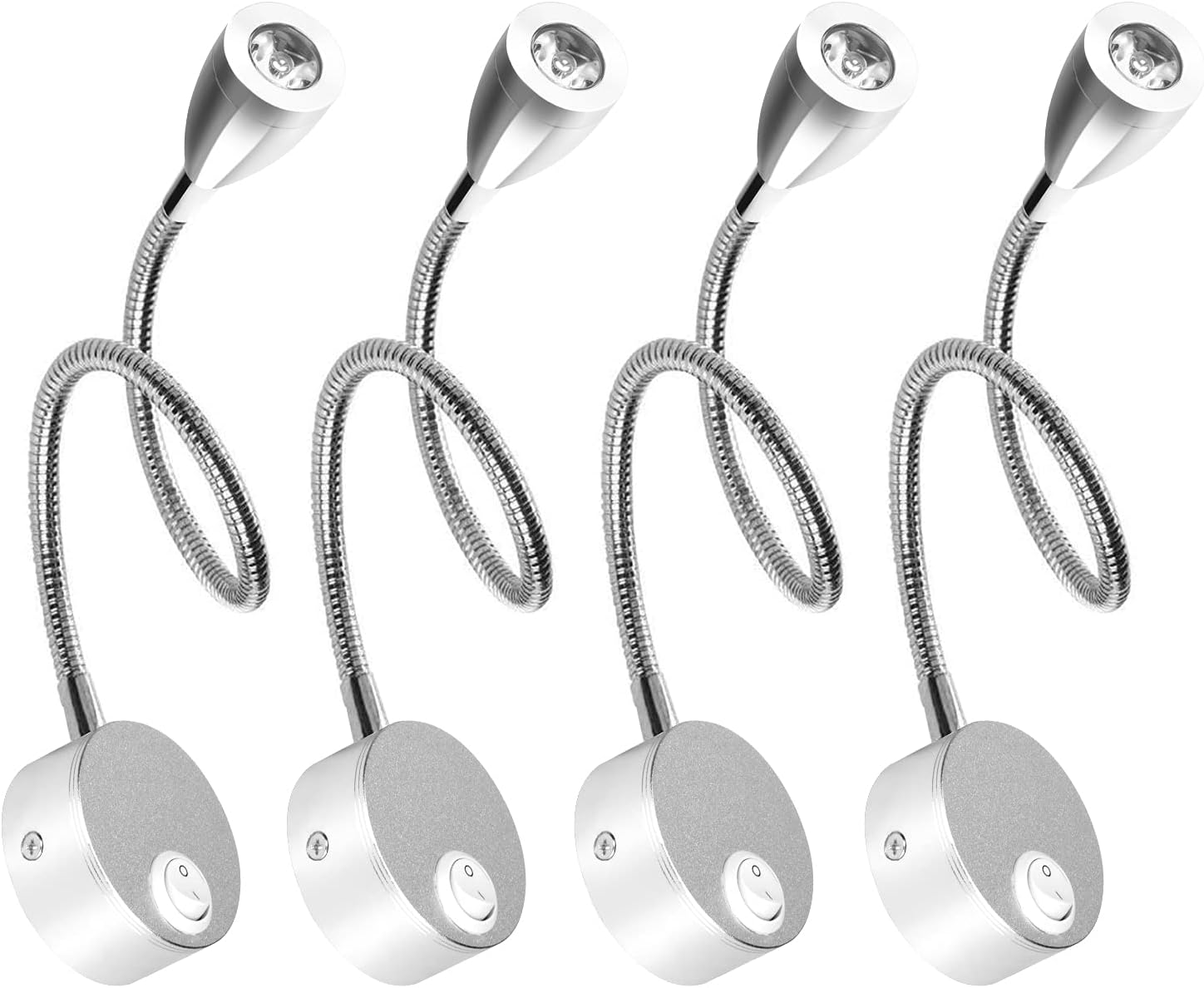 Ledmo Lampada da Lettura 3W con Braccio Flessibile