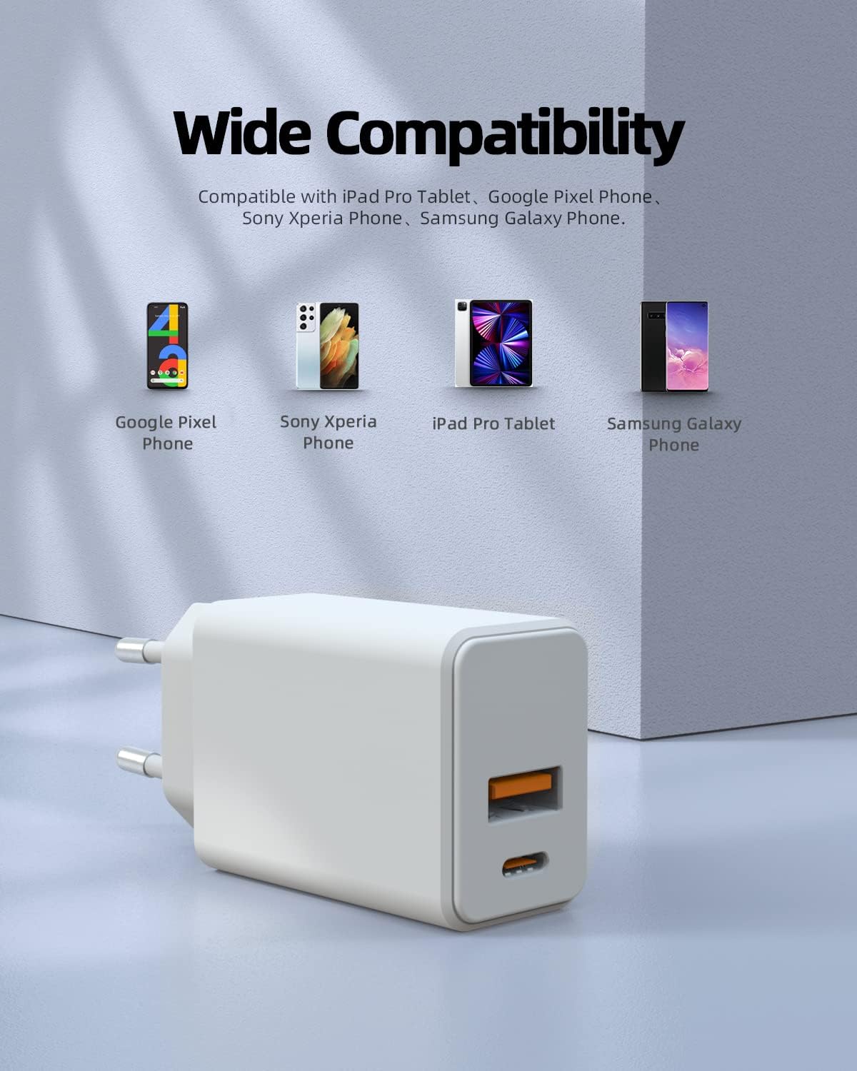 Caricabatterie 30W con Cavo 1,8m per Google Pixel - immagine 4