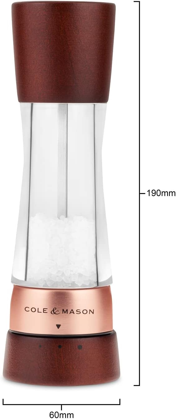 Cole & Mason Derwent Macina Sale e Pepe Manuale, Oro Rosa - immagine 4