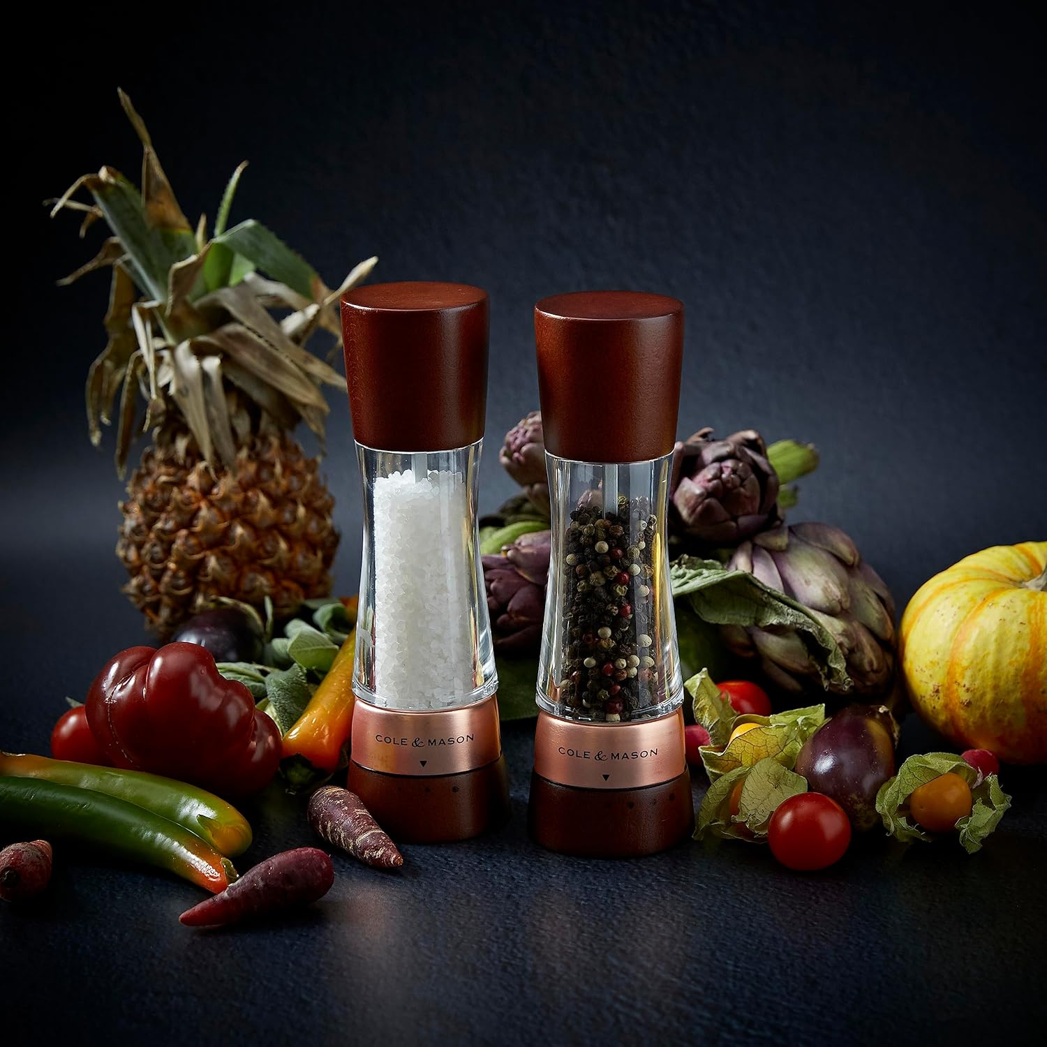 Cole & Mason Derwent Macina Sale e Pepe Manuale, Oro Rosa - immagine 9