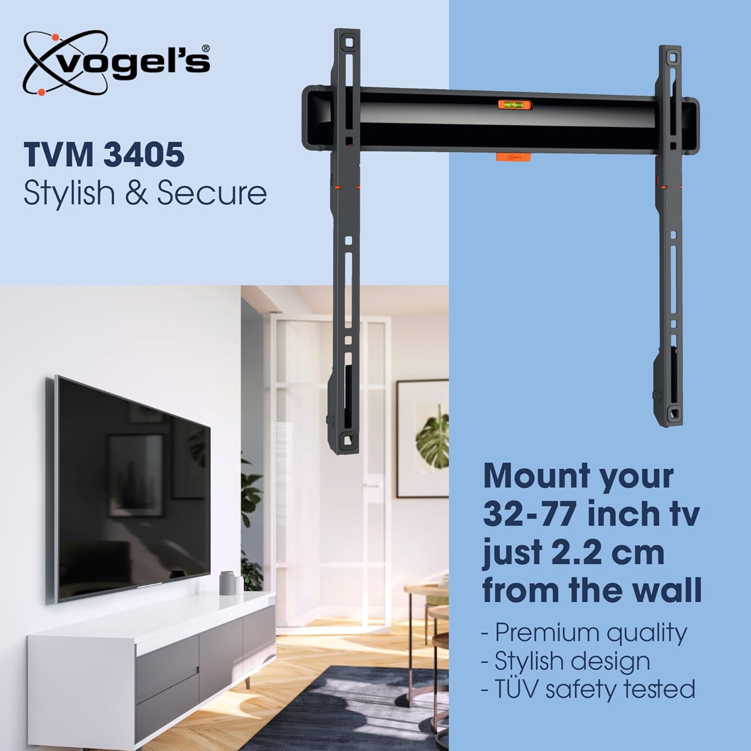 Vogel's TVM 3405 - Supporto TV da Parete Piatto - immagine 2