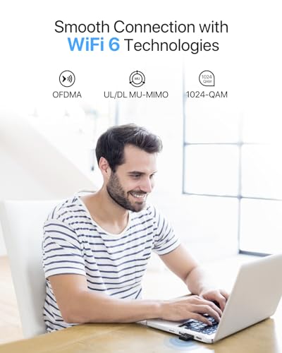 Brostrend Mini AX900 WiFi 6 USB Dual-Band - immagine 5