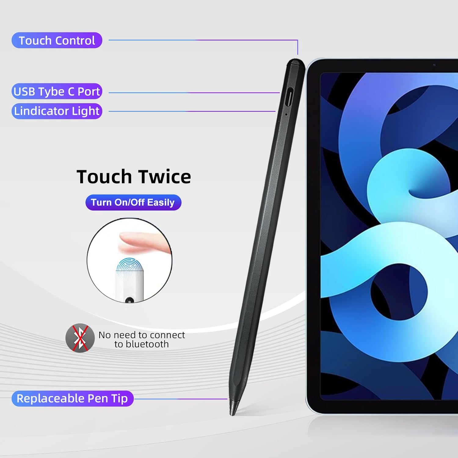 Dtd Penna Touch Universale per Tablet e Smartphone - immagine 3