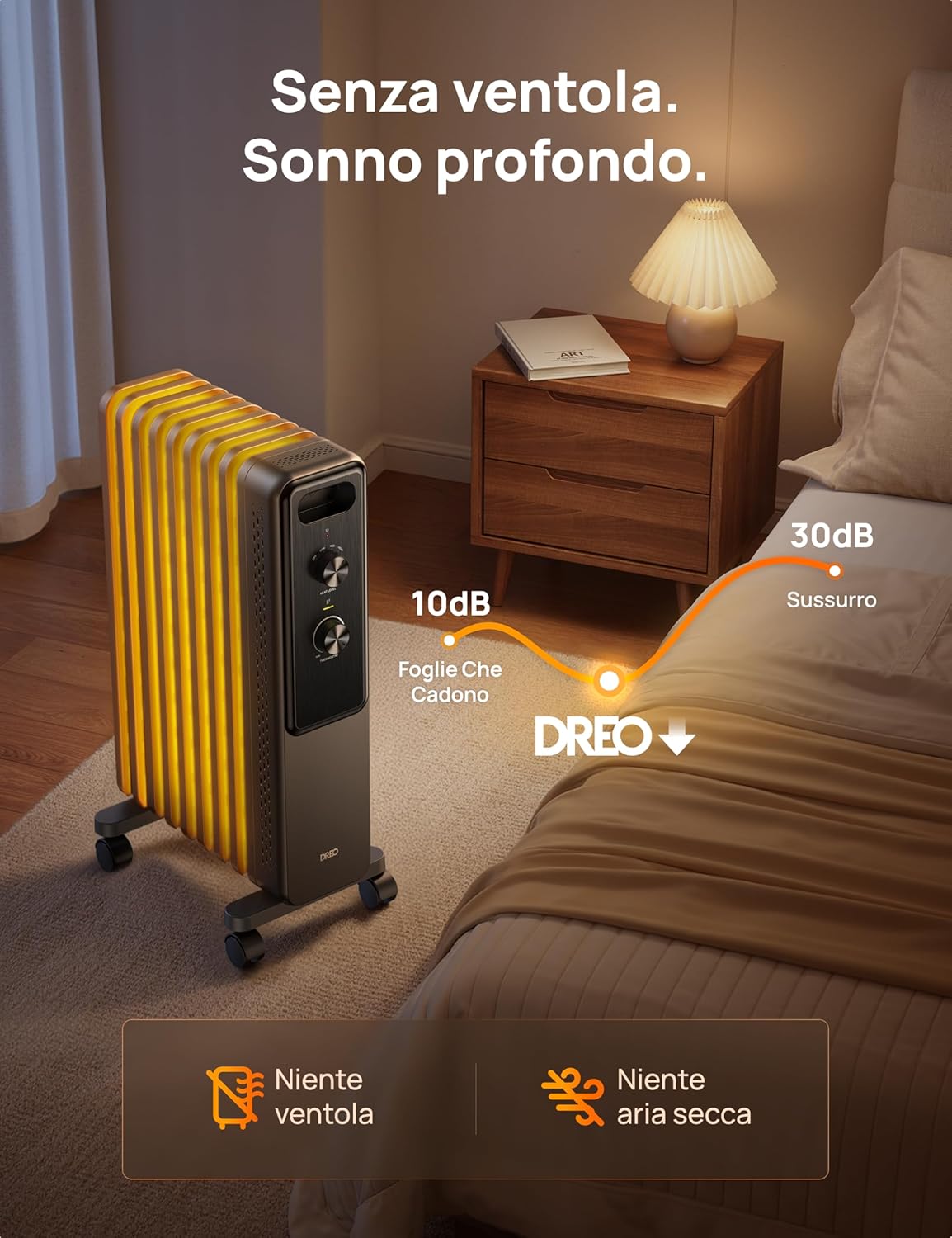 Dreo Radiatore a Olio 2000W con 9 Elementi - immagine 7