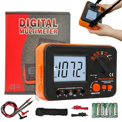 Waporich Megohmetro Digitale - Tester Resistenza Isolamento