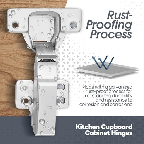 Aolisheng 10 Cerniere Ammortizzate per Ante Cucina 35mm - immagine 3