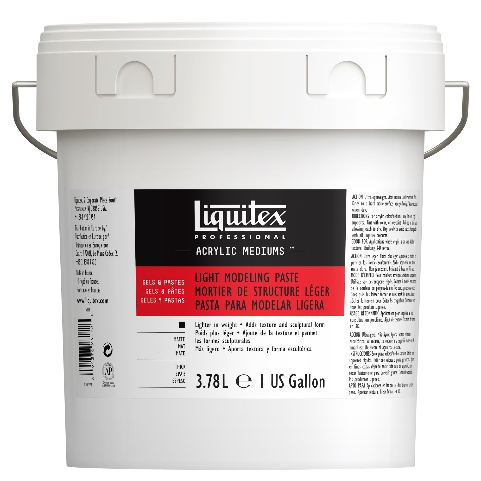 Liquitex Basics Matt Colore Acrilico Trasporto 3.78 l