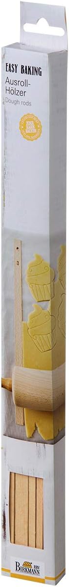 RBV Birkmann Ausroll-Hölzer Easy Baking Holz, Teig ausrollen - immagine 3