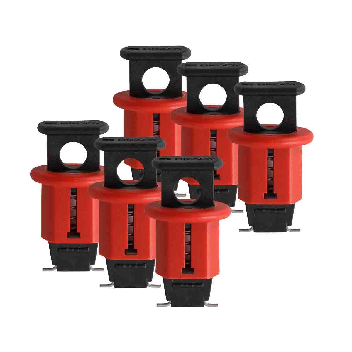 Brady Miniature Circuit Breaker Lockout Systems, Red