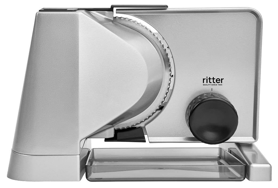 Ritter Solida 4 - Affettatrice Elettrica 65W, Argento