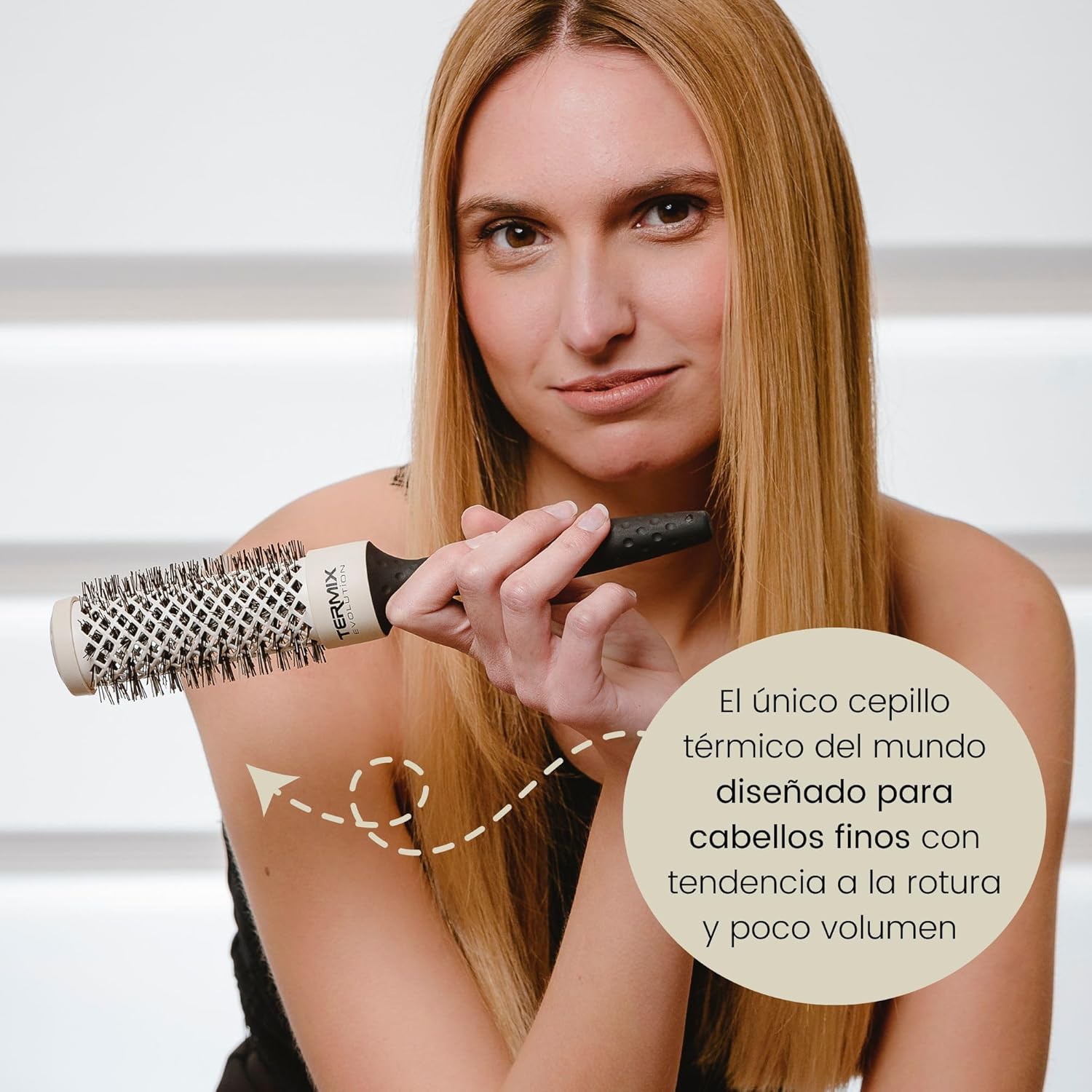 Termix Evolution - Spazzola Termica Rotonda Ocre - immagine 3