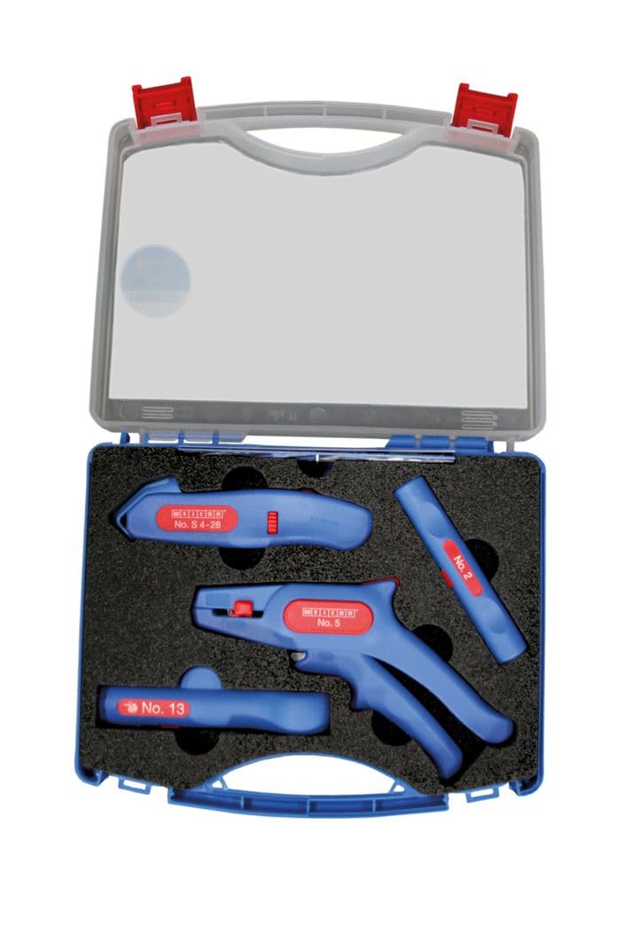 Weicon Set Attrezzi Professionali Elettrico, Blu/Rosso