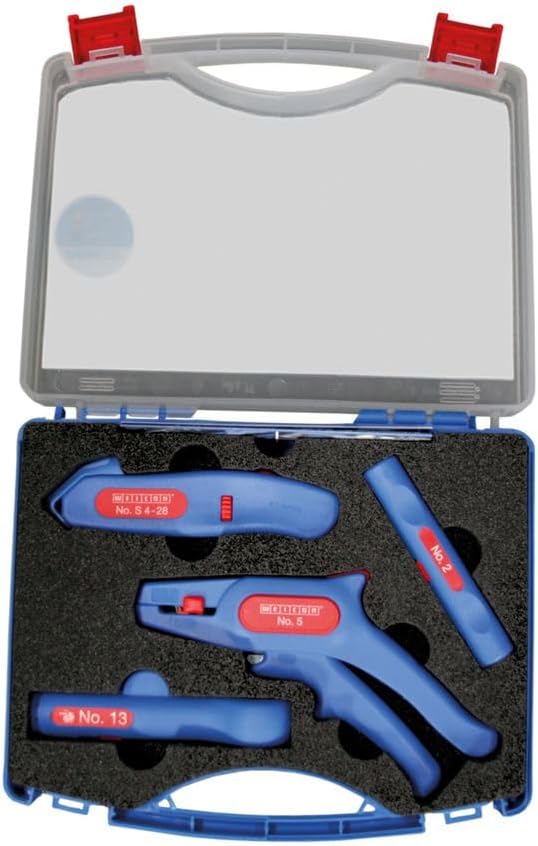 Weicon Set Attrezzi Professionali Elettrico, Blu/Rosso - immagine 1