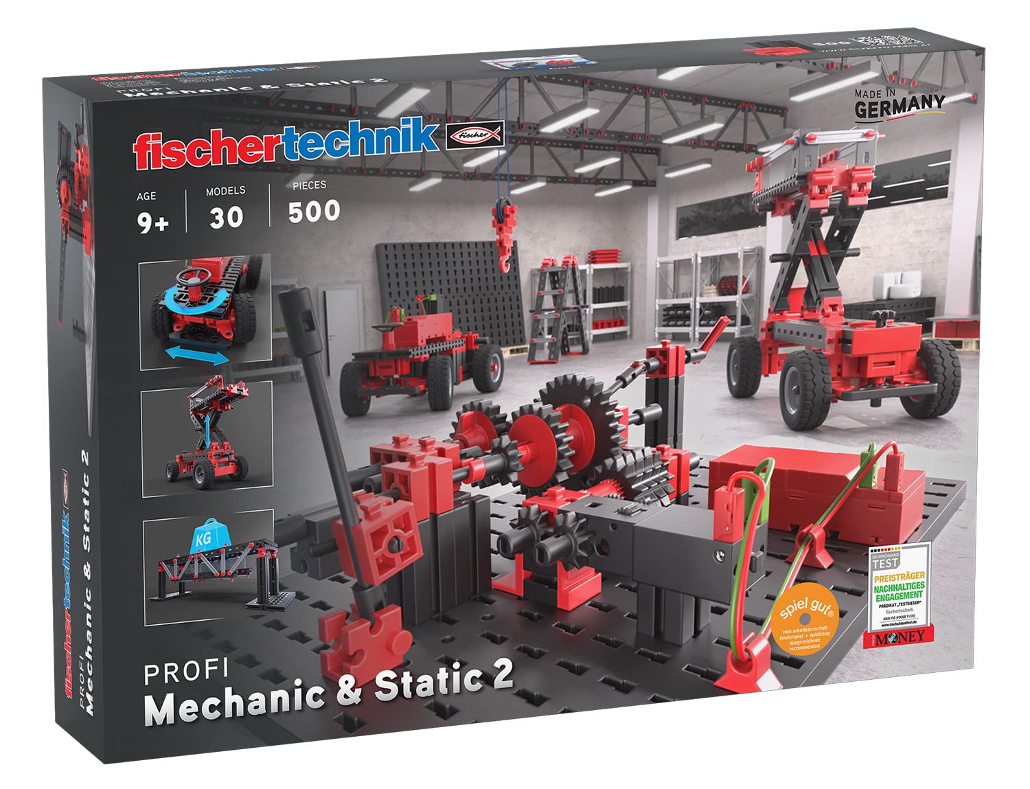 Fischertechnik ADVANCED Mechanic & Static 2 - Kit Costruzione